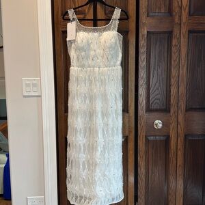 Brand new White Embellished Slip Dress